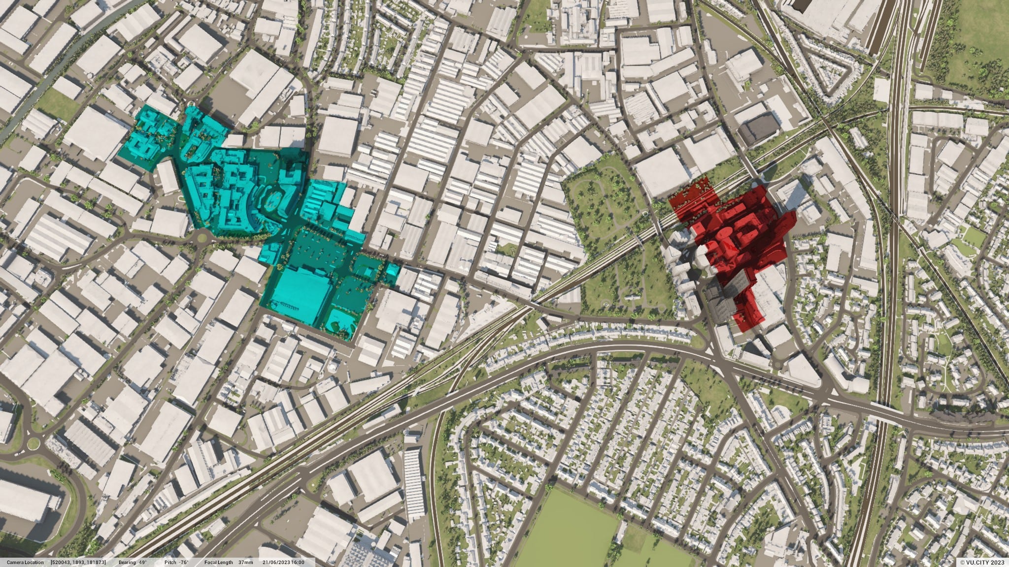 London Array Project Map 3D Model of London & Digital Twin for Urban Planning & Design
